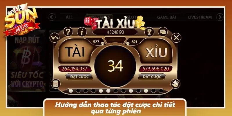 Khám phá các bước thao tác khi chơi tài xỉu tại Sunwin