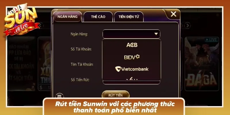 Nhiều phương thức thanh toán được tích hợp giúp người tham gia lựa chọn kênh phù hợp
