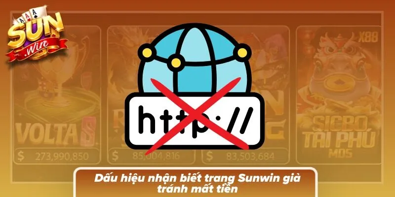 Những dấu hiệu cho thấy website Sunwin có vấn đề